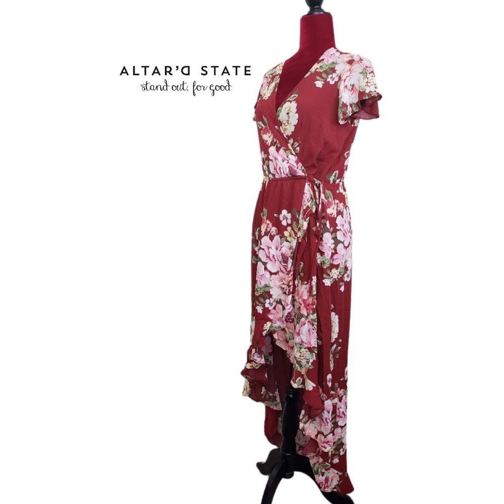 NEW Altar'd State High/Low Tate Maxi Dress - SMALL & MEDIUM left only! - Picture 3 of 10